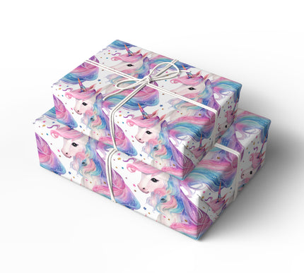 Celestial Unicorn – Cosmic Pastel Unicorn Wrapping Paper