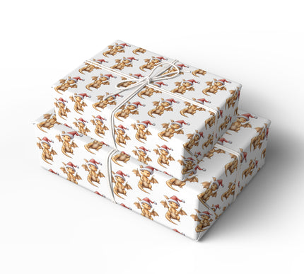 Emberling – Santa Hat Dragon Holiday Gift Wrap