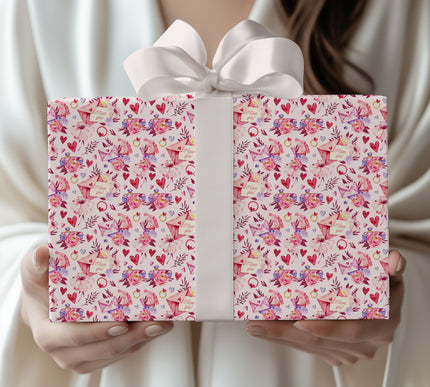 Petallove Letters – Romantic watercolor love letters wrapping paper