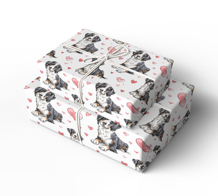 Alpineheart Classic – Appenzeller Sennenhunde Dog Hearts wrapping paper
