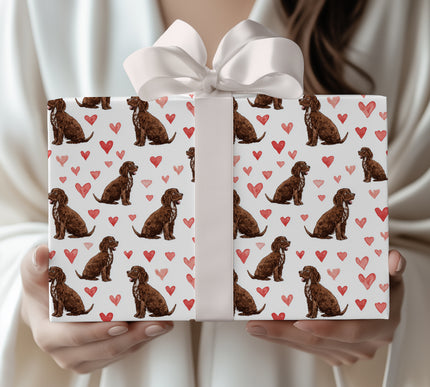 Guardianheart Loyal – Anatolian Shepherd Dog Hearts wrapping paper