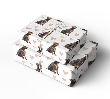 Ironheart – Cane Corso hearts wrapping paper