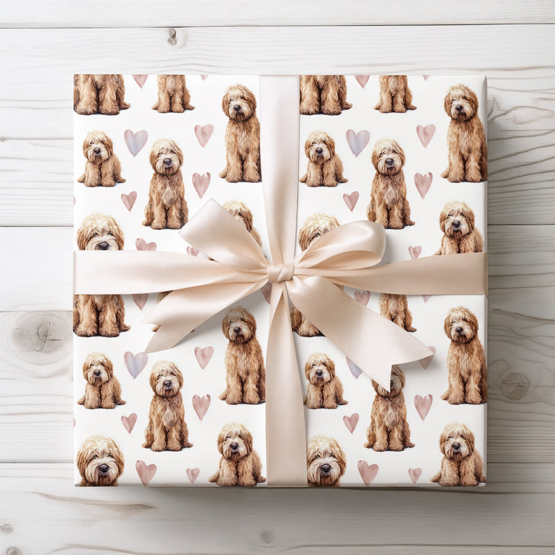 Woolenheart – Cozy Bouvier des Flandres wrapping paper