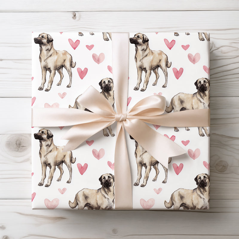 Guardianheart Watch – Anatolian Shepherd Dog Hearts wrapping paper