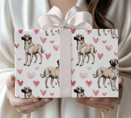 Guardianheart Watch – Anatolian Shepherd Dog Hearts wrapping paper