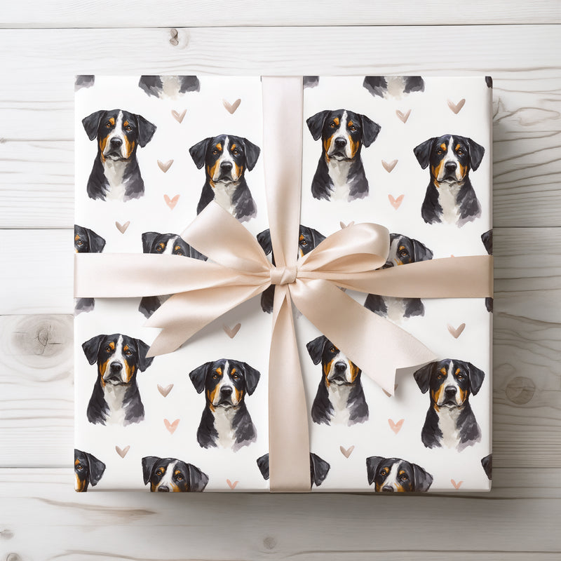 Alpineheart Noble – Greater Swiss Mountain Dog wrapping paper