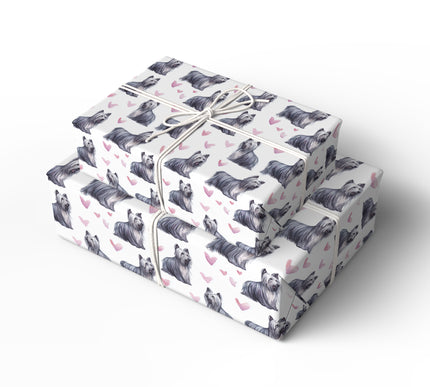Heartwood Whisper – Mudi Dog love wrapping paper