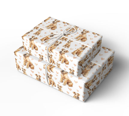 Amberfield – Lakeland Terrier Love Pattern wrapping paper