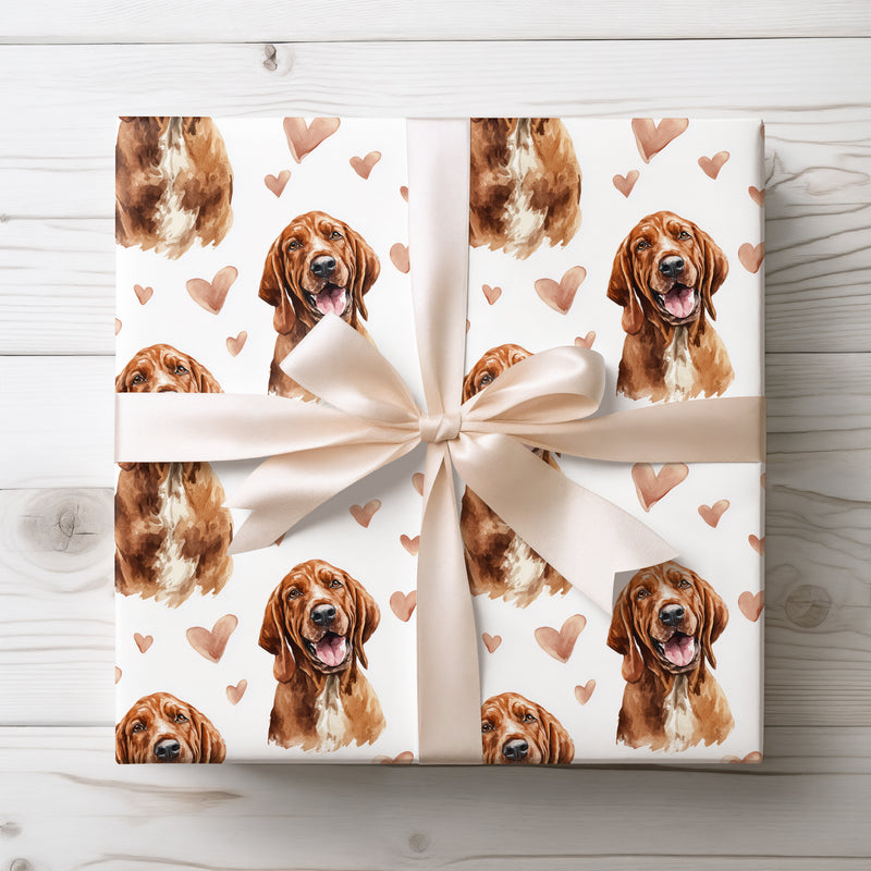 Amberheart Howl – Bloodhound love wrapping paper