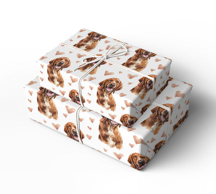 Amberheart Howl – Bloodhound love wrapping paper