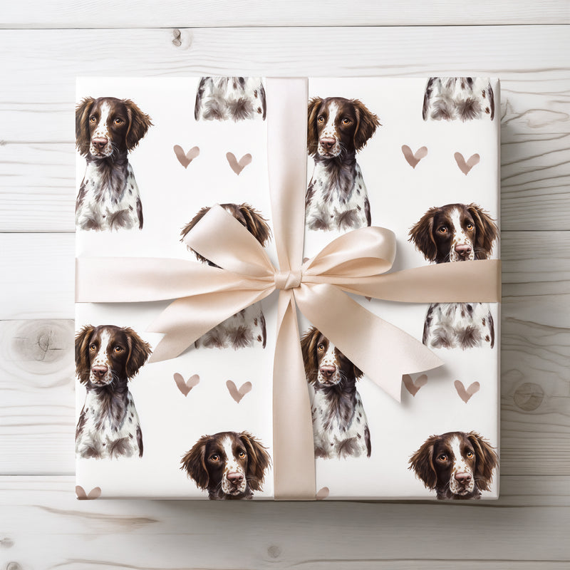 Forestbond Devotion – Small Munsterlander Pointer love wrapping paper