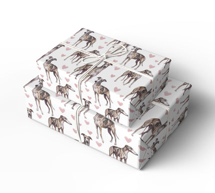 Velouris Grace – Spanish Greyhound love wrapping paper