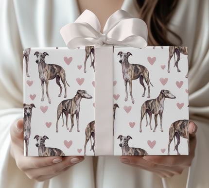 Velouris Grace – Spanish Greyhound love wrapping paper
