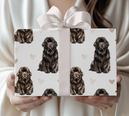 Velvet Tideheart – Newfoundland love wrapping paper
