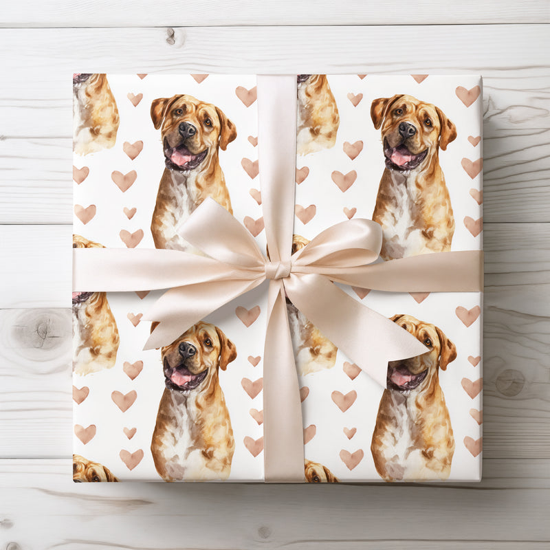 Golden Guardheart – Boerboel love wrapping paper