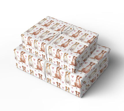 Roselace Serenity – Silken Windhound love wrapping paper
