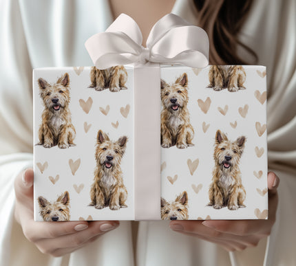 Rustleaf Joy – Berger Picard watercolor hearts wrapping paper
