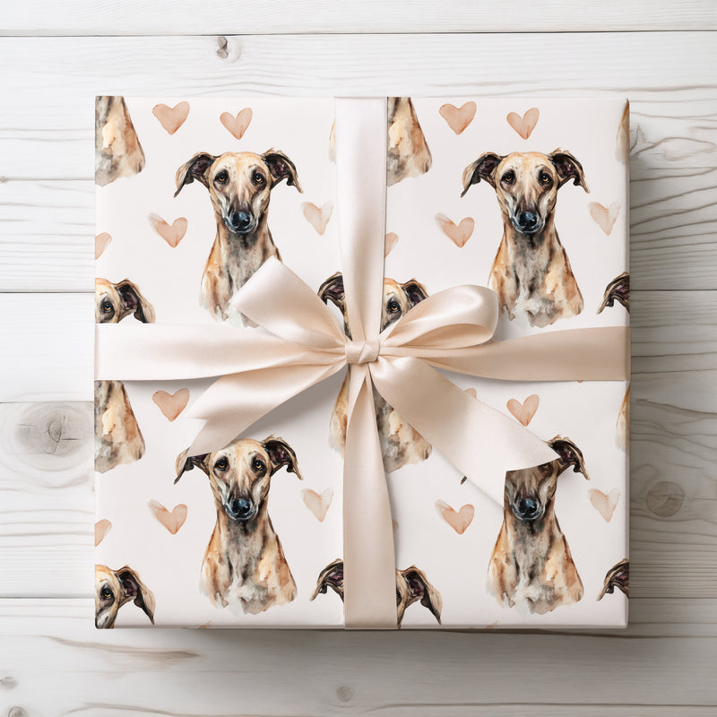 Sandsoul Devotion – Sloughi love wrapping paper