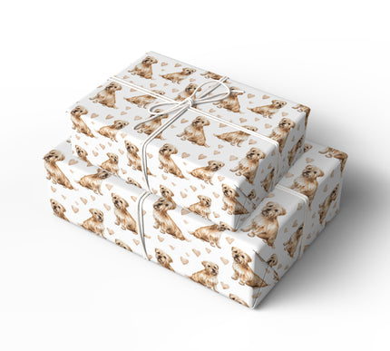 Softpaw Haven – Norfolk Terrier love wrapping paper