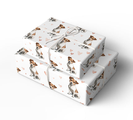 SweetPaws – Jack Russell Terrier Love Pattern wrapping paper