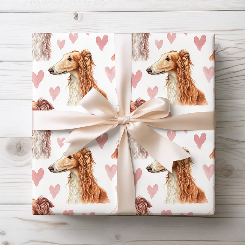 Veloura Grace – Silken Windhound love wrapping paper