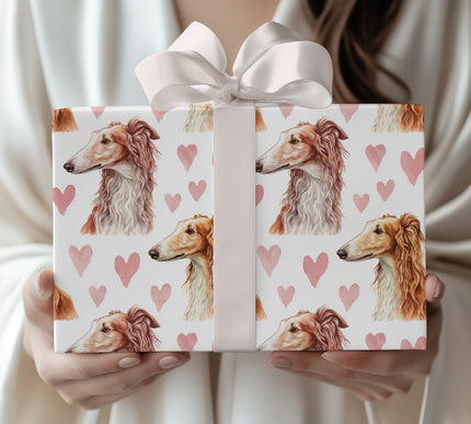 Veloura Grace – Silken Windhound love wrapping paper