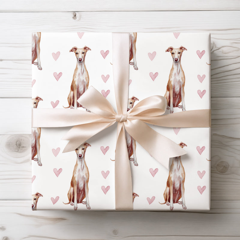 Velourheart Grace – Greyhound Dog wrapping paper