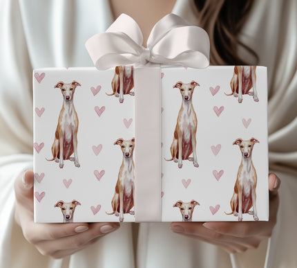 Velourheart Grace – Greyhound Dog wrapping paper