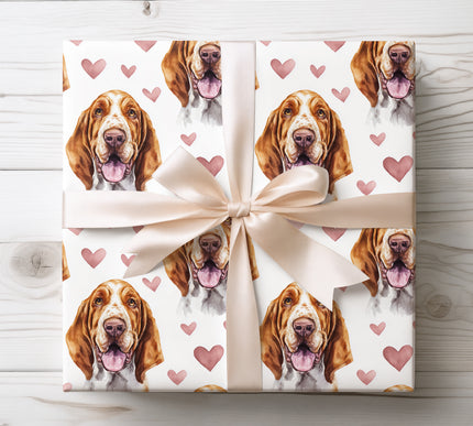 Charming watercolor Bloodhound dog wrapping paper with true-to-breed details and romantic heart accents. Ideal for Bloodhound lovers, pet-themed gifts, birthdays, and Valentine’s Day. Seamless, high-quality wrapping paper that turns every gift into something unforgettable.
