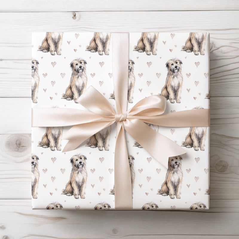 Whisperpaw Vale – Pyrenean Shepherd love wrapping paper