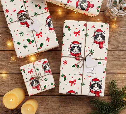 Bailey’s Merry Christmas – Personalized Pet Christmas Wrapping Paper