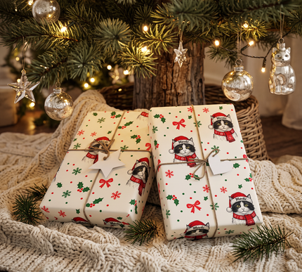 Bailey’s Merry Christmas – Personalized Pet Christmas Wrapping Paper