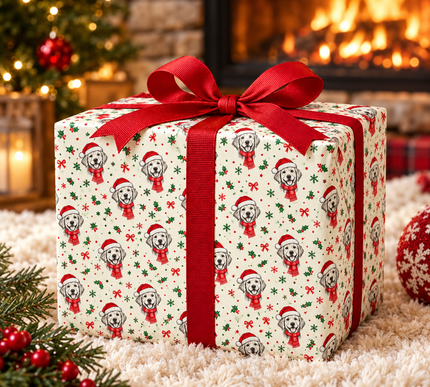 Bailey’s Merry Christmas – Personalized Pet Christmas Wrapping Paper