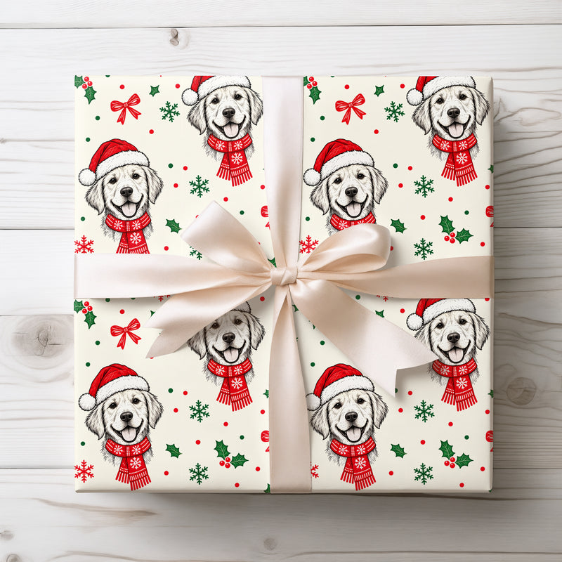 Bailey’s Merry Christmas – Personalized Pet Christmas Wrapping Paper