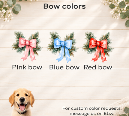 Evergreen Paws - Personalized Christmas Pet Wrapping Paper