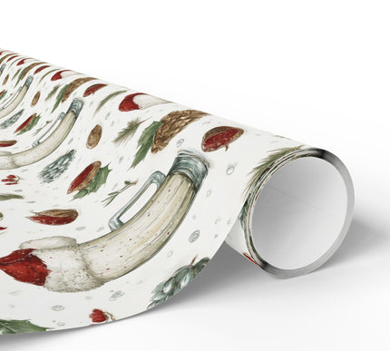 Cheers of Winter - Frosty Cheers Christmas  Wrapping Paper
