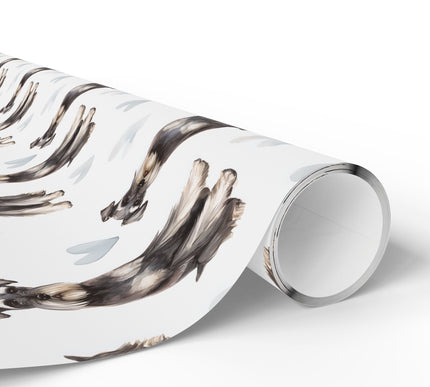 Silverhush Devotion – Standard Schnauzer love wrapping paper