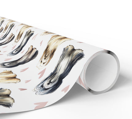 Silkheart Vale – Löwchen Love Pattern wrapping paper