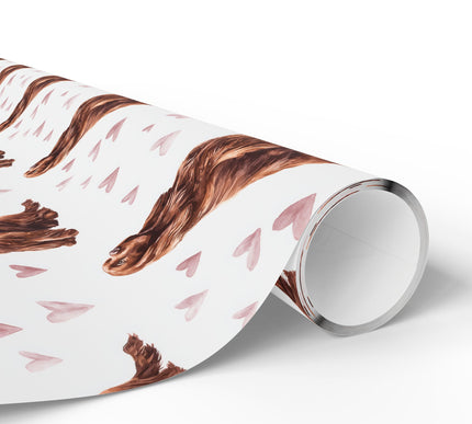 Amberwood Romance – Sussex Spaniel love wrapping paper