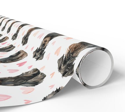 Rosethread Devotion – Standard Schnauzer love wrapping paper