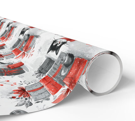 Merrywhisker – Christmas Cat Festive Wrapping Paper