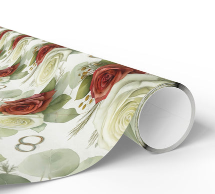 Eternal Blossoms - Forever Bloom Wedding Wrapping Paper