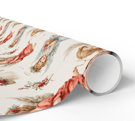 CelestiaJoy – Vintage Angel Christmas Wrapping Paper