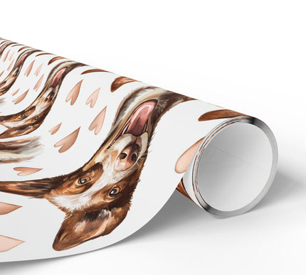 Coppergleam Spirit – Australian Kelpie wrapping paper