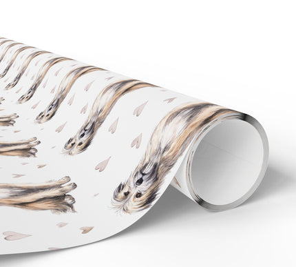 Whisperpaw Vale – Pyrenean Shepherd love wrapping paper