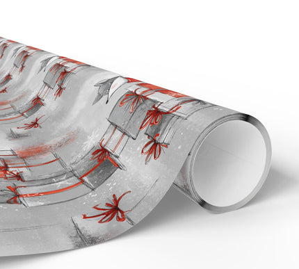 Foxglint – Festive Fox with Christmas Gifts Wrapping Paper