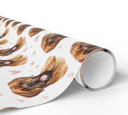 Stoneheart Bloom – Bullmastiff love wrapping paper