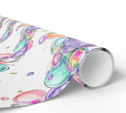 Crystal Spheres - Magical Iridescent Bubble Fantasy Pattern Wrapping Paper