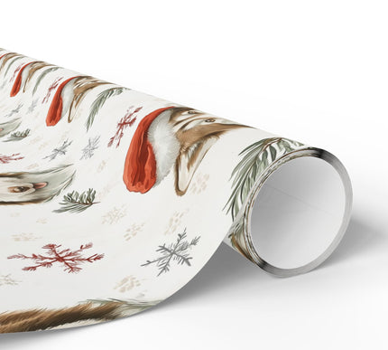 Arctic Joy Husky - Husky Dog Christmas Wrapping Paper