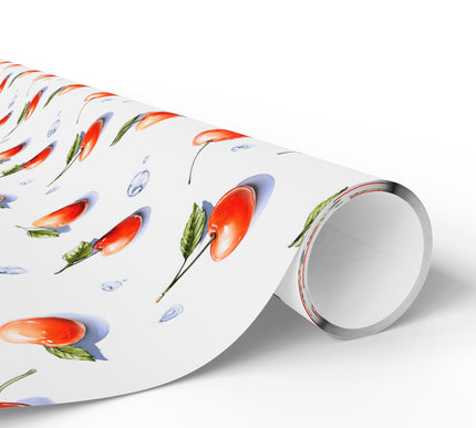 Ruby Orchard - Enchanted Cherry Grove Wrapping Paper